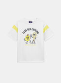 Camiseta color crudo «Meilleurs amis» (Mejores amigos) KOAMAGE / 24E3PGD1TMC000