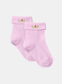 Embroidered flower socks KACHAETTE / 24E4PF31SOQ318