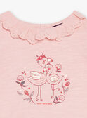 Camiseta blush con estampado de flamencos FAWILLOW / 23E1BFQ1TEED300
