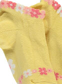 Calcetines cortos de color amarillo RYFAZAETTE / 19E4PFH1SOB010