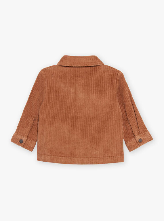 Sobrecamisa marrón de pana DASEAN / 22H1BGY1SCH804