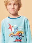 Pijama con dinosaurio de terciopelo LUIRIAGE / 24H5PG35PYJC242