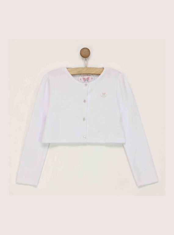 Cárdigan de color blanco RUBIVETTE / 19E2PFF2CAR001