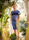 Camiseta azul índigo para niño CINOAGE / 22E3PGK2TMC703