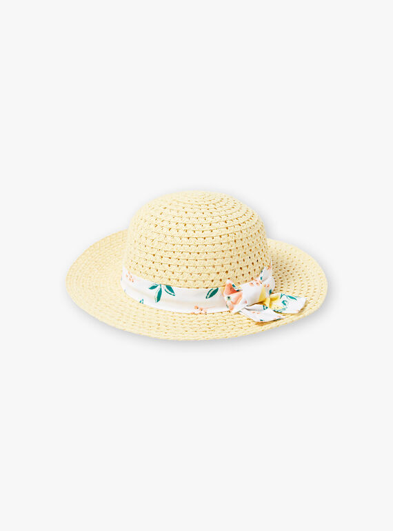 Sombrero beige para niña ZICHUETTE / 21E4PFO1CHAB104