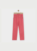 Pantalón de color rosa RABUBETTE / 19E2PF41PAN303