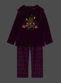 Pijama y sombrero violetas de terciopelo GRUHAETTE / 23H5PFF2PYJ708