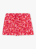 Short fucsia con estampado floral para niña CAUSHOETTE 1 / 22E2PFT3SHO304