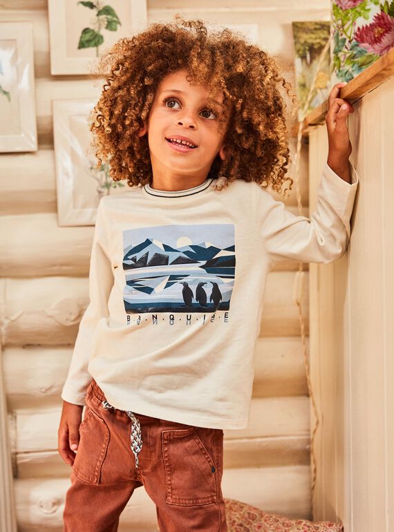 Camiseta de pingüino sin blanquear DUPINGAGE / 22H3PGY2TML001