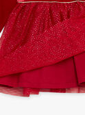 Vestido rojo de terciopelo GATATIANA / 23H1BFN2ROBF529