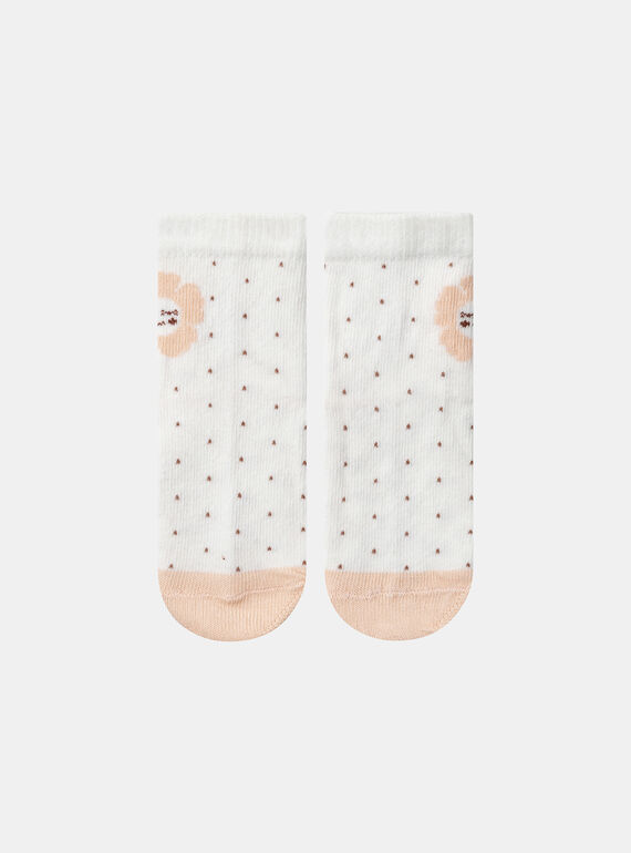 Calcetines de color Crudo LAELINA / 24H4BFK1SOQ001
