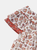 Vestido patchwork terracota KANORA / 24E1BFE1ROB001