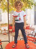 Camiseta con estampado de dinosaurios en bicicletas FEMIAGE / 23E3PGB1TMC001