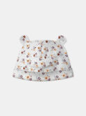Gorro color crudo con estampado de flores MABENEDICTE / 25E4BF71BON001