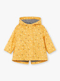 Parka 2 en 1 con capucha de color amarillo ZUANAELLE / 21E1BFM1IMPB114