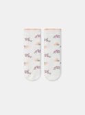 Calcetines de rizo de flores MABETH / 25E4BF71SOQ001
