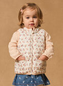 Chaqueta acolchada floral sin mangas reversible MABLANCHE / 25E1BF71D3EE403