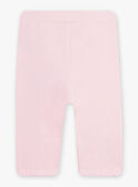 Pantalón de chándal de color rosa algodón de azúcar para bebé niña CADALICE / 22E1BFB1JGBD315