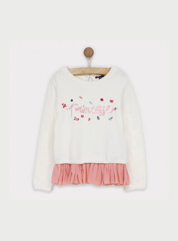 Jersey de color blanco RABALETTE / 19E2PF41PUL001
