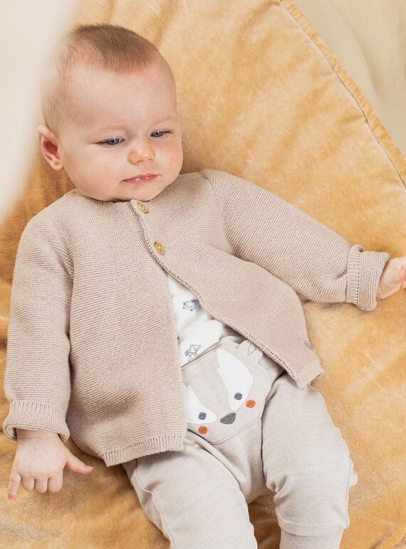 estar no relacionado Colaborar con Cárdigan tricotado beige para bebé niño : comprar online - Chaquetas y  cárdigans | SergentMajor