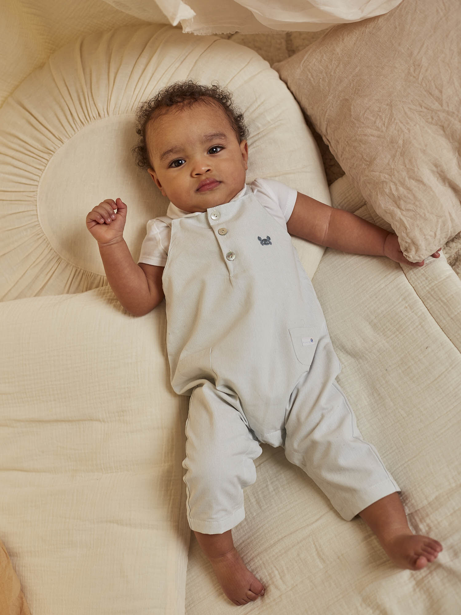 Peto azul bebe outlet