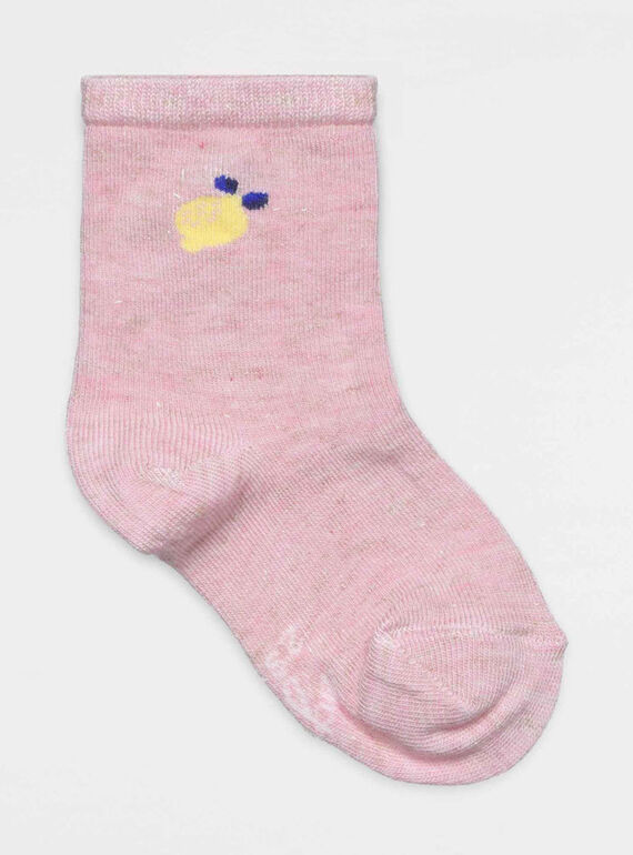 Pink Socks NEGAELETTE / 18E4PFF1SOQD300