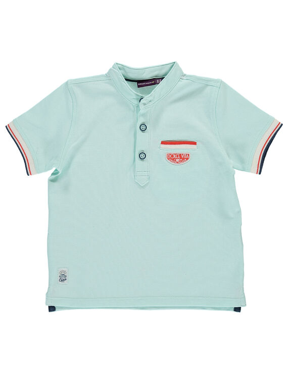 Polo de color turquesa RYDIDAGE / 19E3PGU1POL614