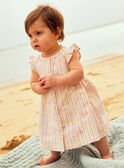 Vestido crudo para bebé niña CASIMONE / 22E1BFN2ROB811