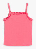 Camiseta de tirantes de color rosa con estampado ZYDEBETTE / 21E2PFU2DEBD311