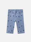 Pantalón bordado flores MADIANE / 25E1BF81PANP272