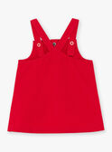 Pichi rojo bordado ZAASTRID / 21E1BFJ1CHSF505