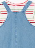 Conjunto de pichi y camiseta rayas ZOCHUETTE / 21E2PFJ1ENSP269