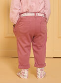 Pantalón de flores con cinturón LANINI / 24H1BFQ1PAN709