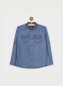 Camisa de color azul denim REBOBOAGE / 19E3PGC1CHM704