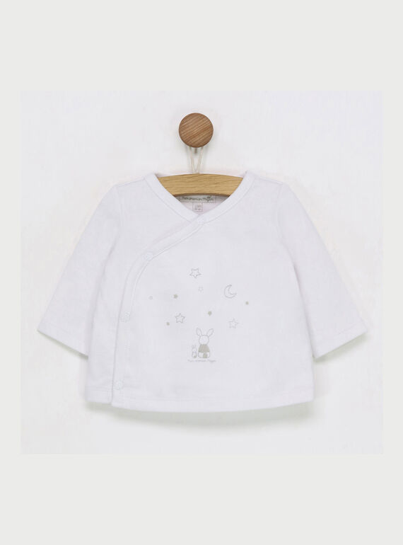 Camiseta de manga larga de color blanco RYABY / 19E0NM12TML001