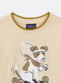 Camiseta estampada beige KOBALLAGE / 24E3PGD3TMCB103