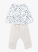 Conjunto body-camiseta, pantalón y calcetines para recién nacido CORNEL / 22E0CGC1ENSA011