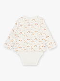 Body y fular con estampado celeste para bebé niño CAARLO / 22E1BG71BOD001