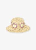 Sombrero de paja beige LACHETTE / 24H4PFI1CHA009