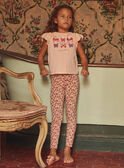 Camiseta mariposa rosa KROPEPETTE / 24E2PFE2TMCE403