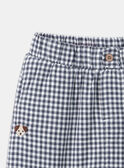 Pantalón forrado a cuadros LAOMAR / 24H1BGQ1PAN941