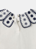 Camiseta cuello pétalo MECOLETTE / 25E2PF81TML114