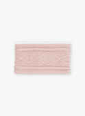Cuello rosa de punto de rizo GIDIANA / 23H4BF51SNO307