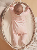 Pelele rosa claro de terciopelo LORETTE / 24H0NF11GRED322