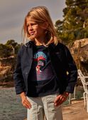 Chaqueta con estampado de rayas tono sobre tono FOPAGE / 23E3PGC1VES070