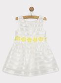 Vestido de color blanco RYEVIETTE / 19E2PFS1ROB001