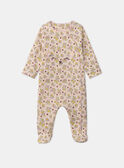 Pelele de muletón floral MEAMELIE / 25E5BFF3GRE413