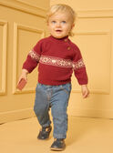 Jersey jacquard con animales y copos de nieve LASIXON / 24H1BGR1PUL501