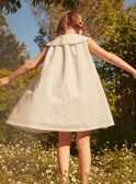 Vestido de color crudo LAROBETTE / 24H2PFI2ROB001