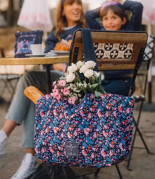 Bolsa de lona con estampado de techos de París – 12,99€